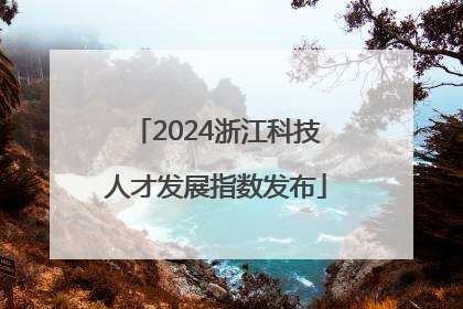 2024浙江科技人才发展指数发布