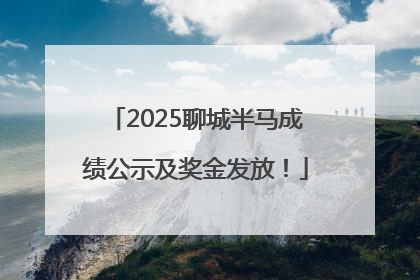 2025聊城半马成绩公示及奖金发放！